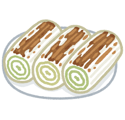 焼きネギのイラスト