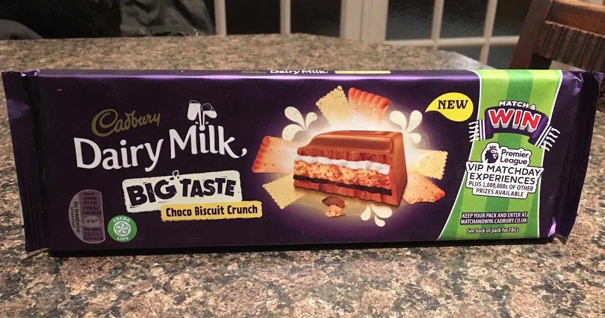 FOODSTUFF FINDS Cadbury Dairy Milk Big Taste Choco Biscuit Crunch