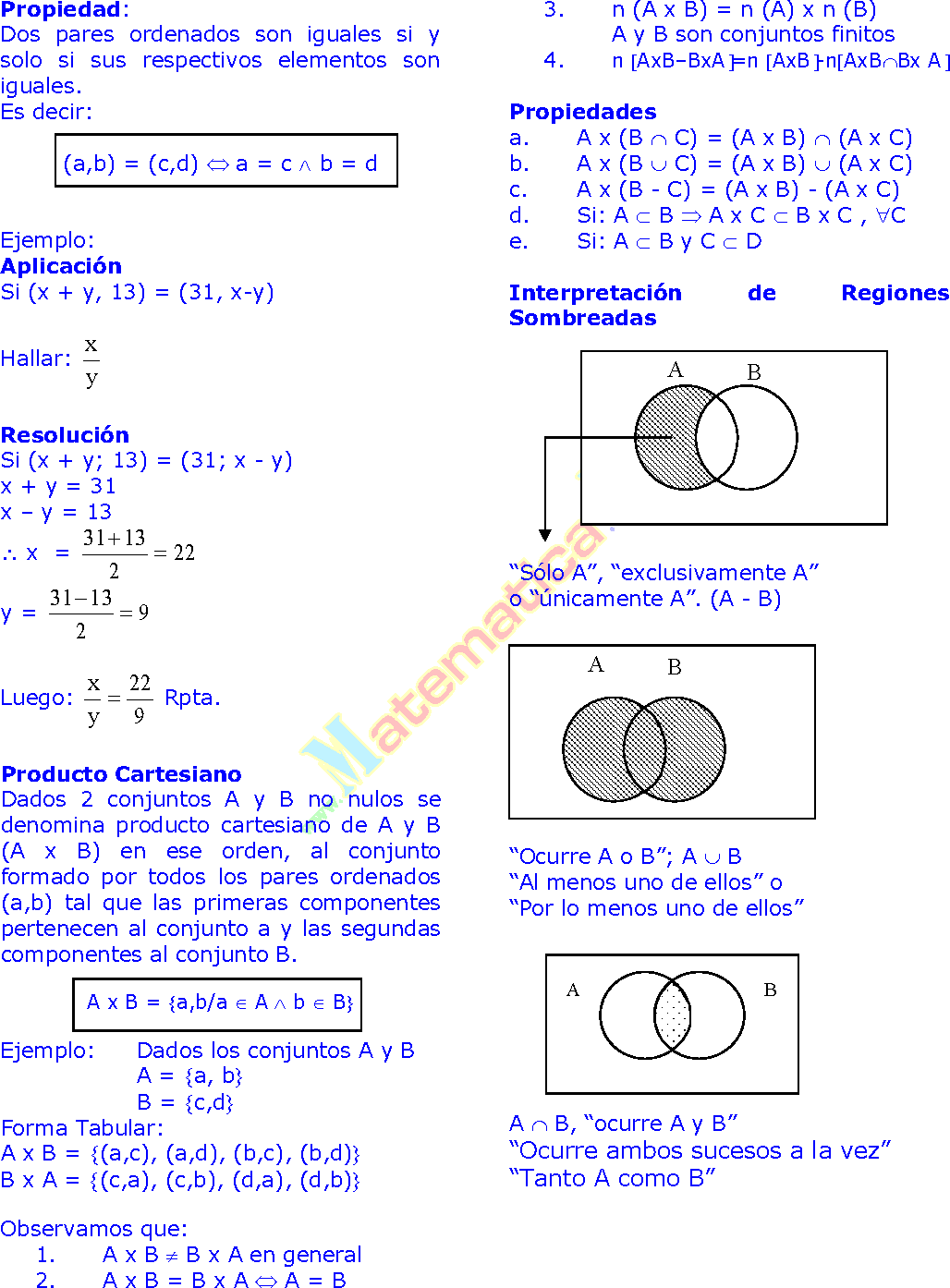 DIAGRAMAS DE VENN PROBLEMAS RESUELTOS EN CONJUNTOS EN PDF