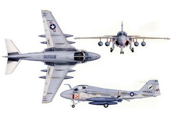 A 6 intruder чертежи Aircraft Profile Database DD0