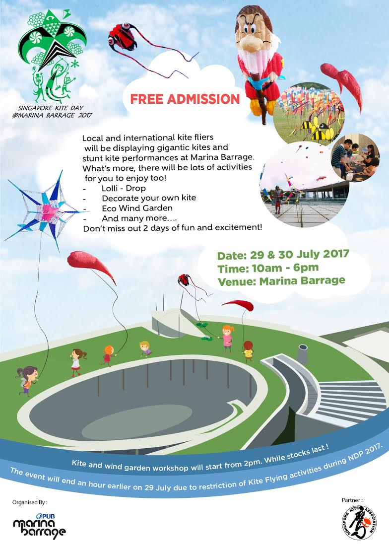Singapore Kite Association SINGAPORE KITE DAY MARINA BARRAGE 2017