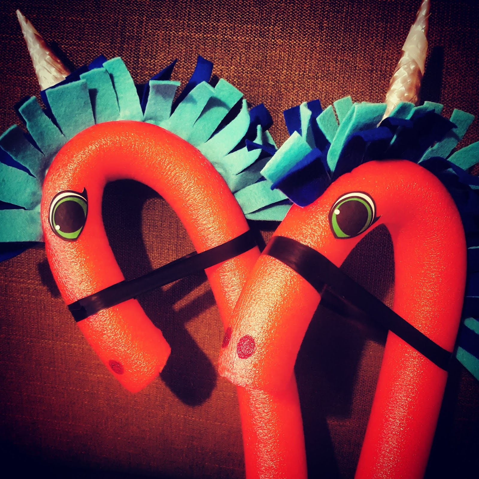pool noodle hobby horse