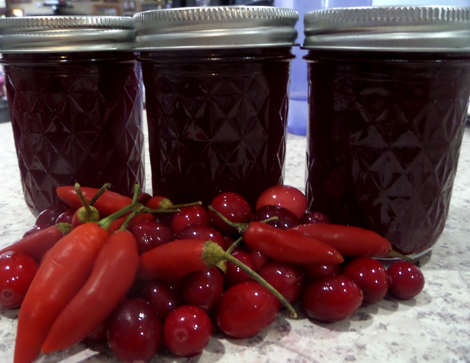 FOOD PRESERVING CRANBERRY & CHILLI JELLY