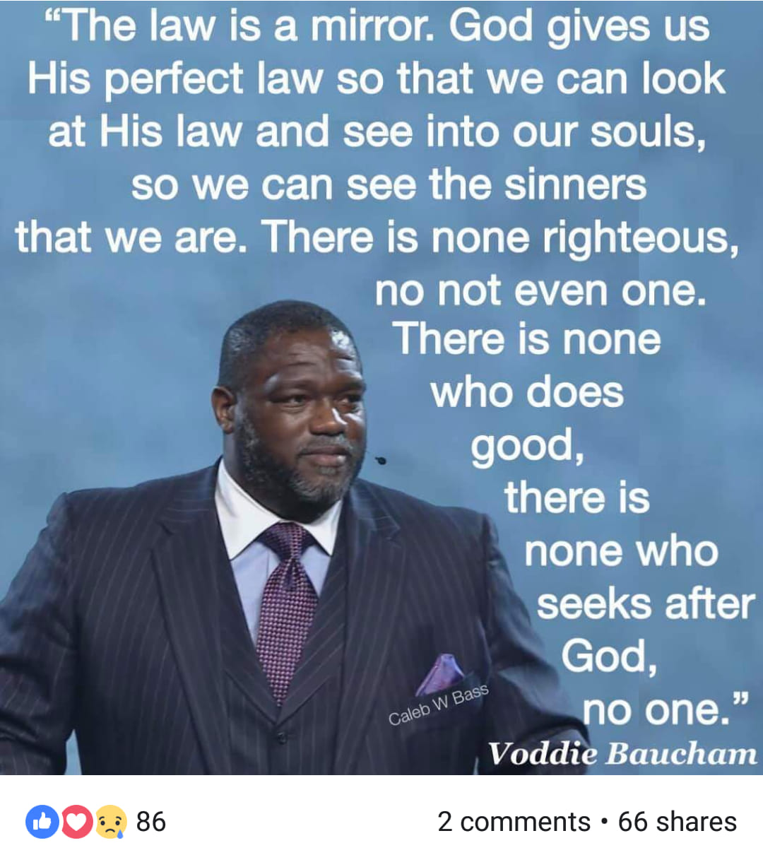 Things New and Old The mirror of God's perfect law but who have eyes