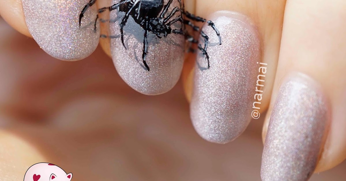 8. Creepy Crawly Spider Nail Design - wide 3