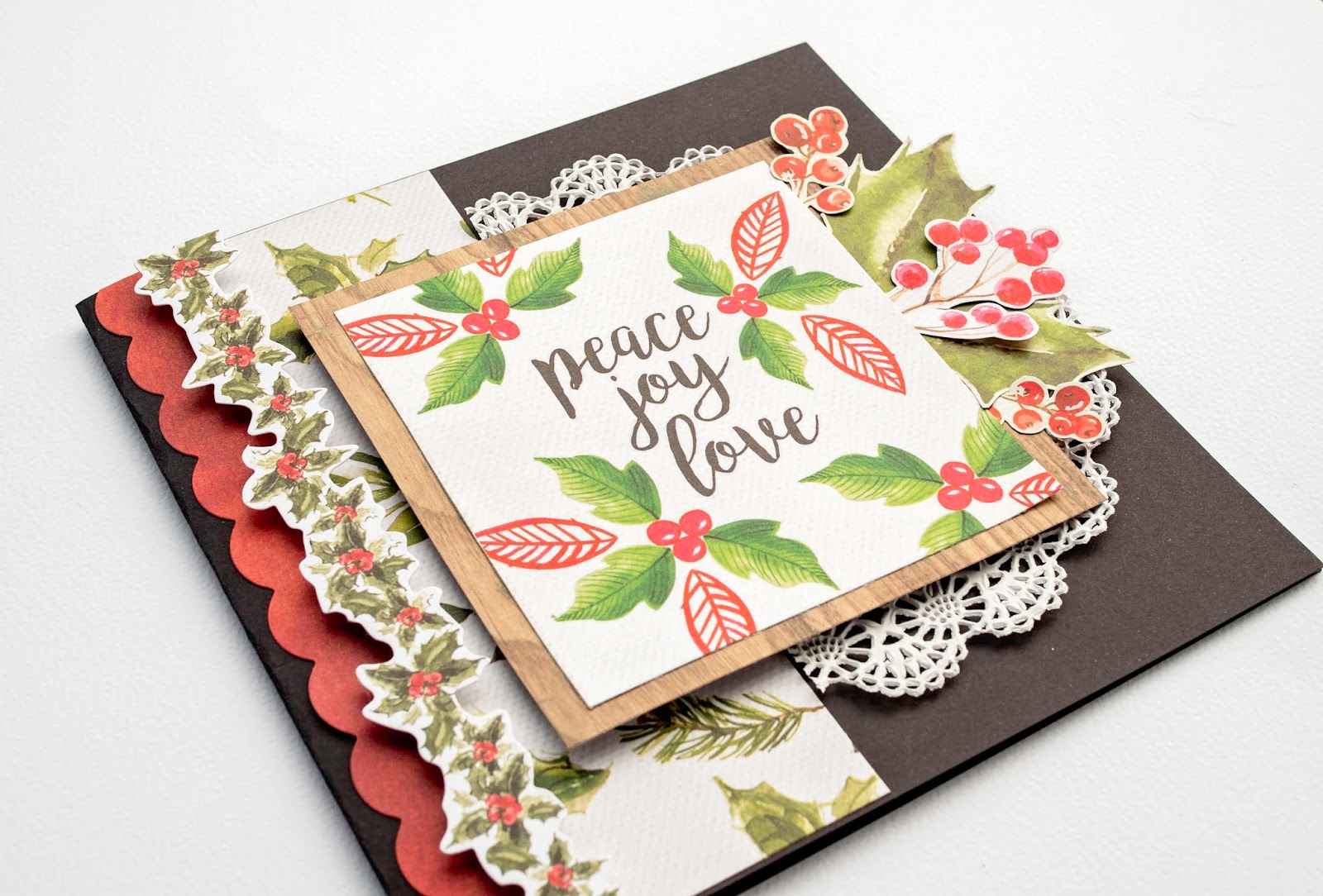 Peace & Joy Christmas Cards for Kaisercraft