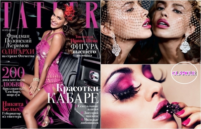 hot pink fuchsia fashion and beauty glamorous photos