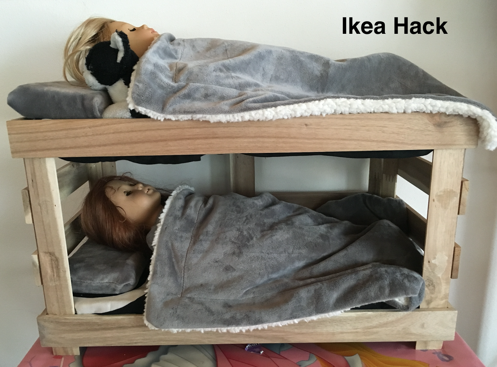 Crafting Junk Drawer 18" American Girl Doll DIY Bunk bed, IKEA Hack