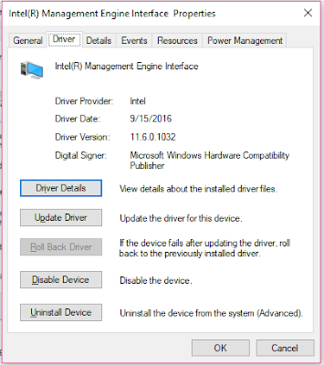 Roll back shutdown driver pilih Roll back shutdown driver