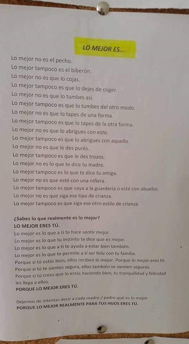 Mira el cartel que colgó un pediatra en su consulta y que ha revolucionado Internet