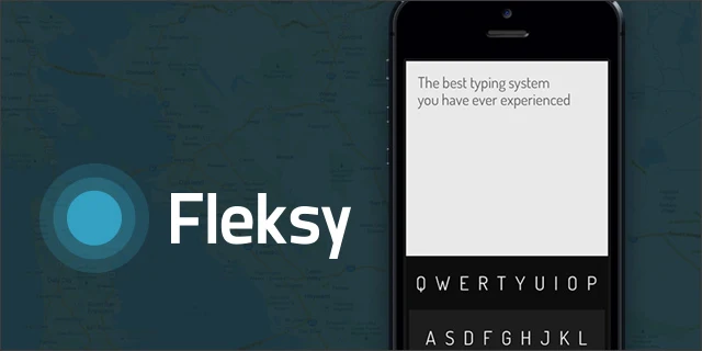 أسرع لوحة مفاتيح للاندرويد تدعم اللغة العربية - Fleksy Keyboard