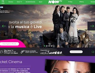 NOW TV servizio NOW TV