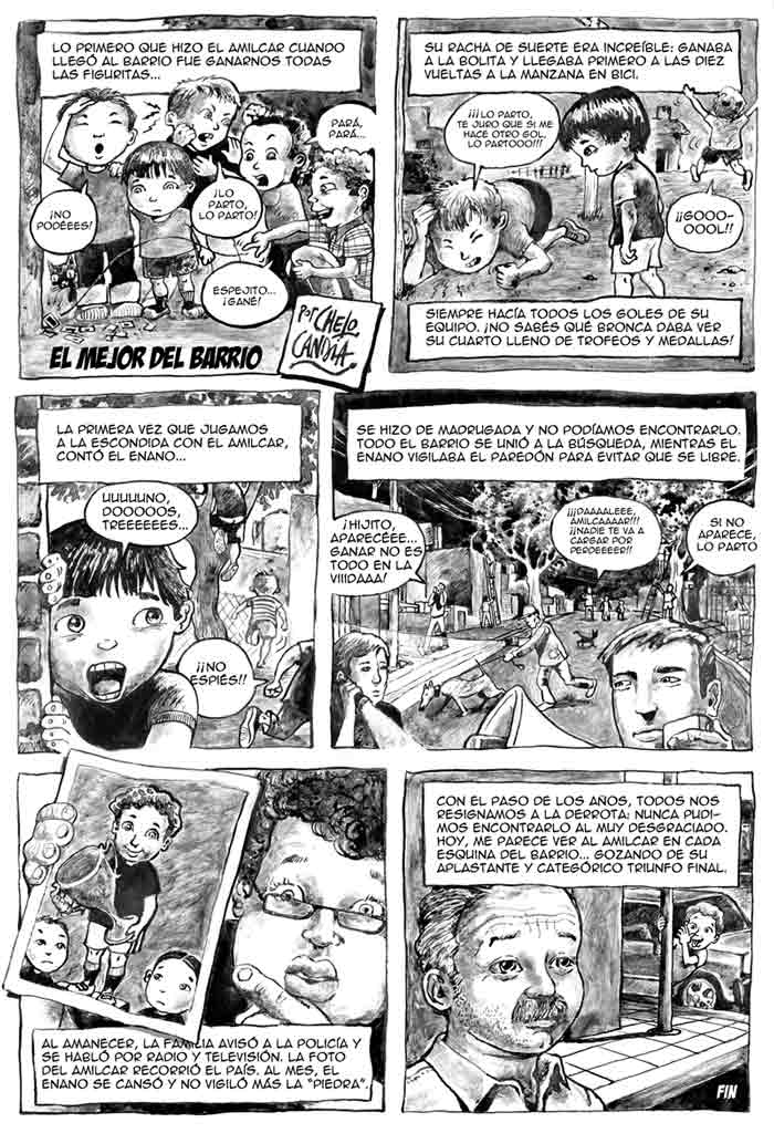 Pow!, el blog del Chelo Candia Historieta El Mejor del Barrio