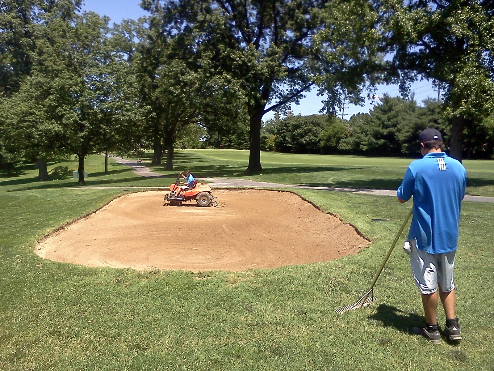 Glen Echo Country Club Golf Course Management Bunker Edging