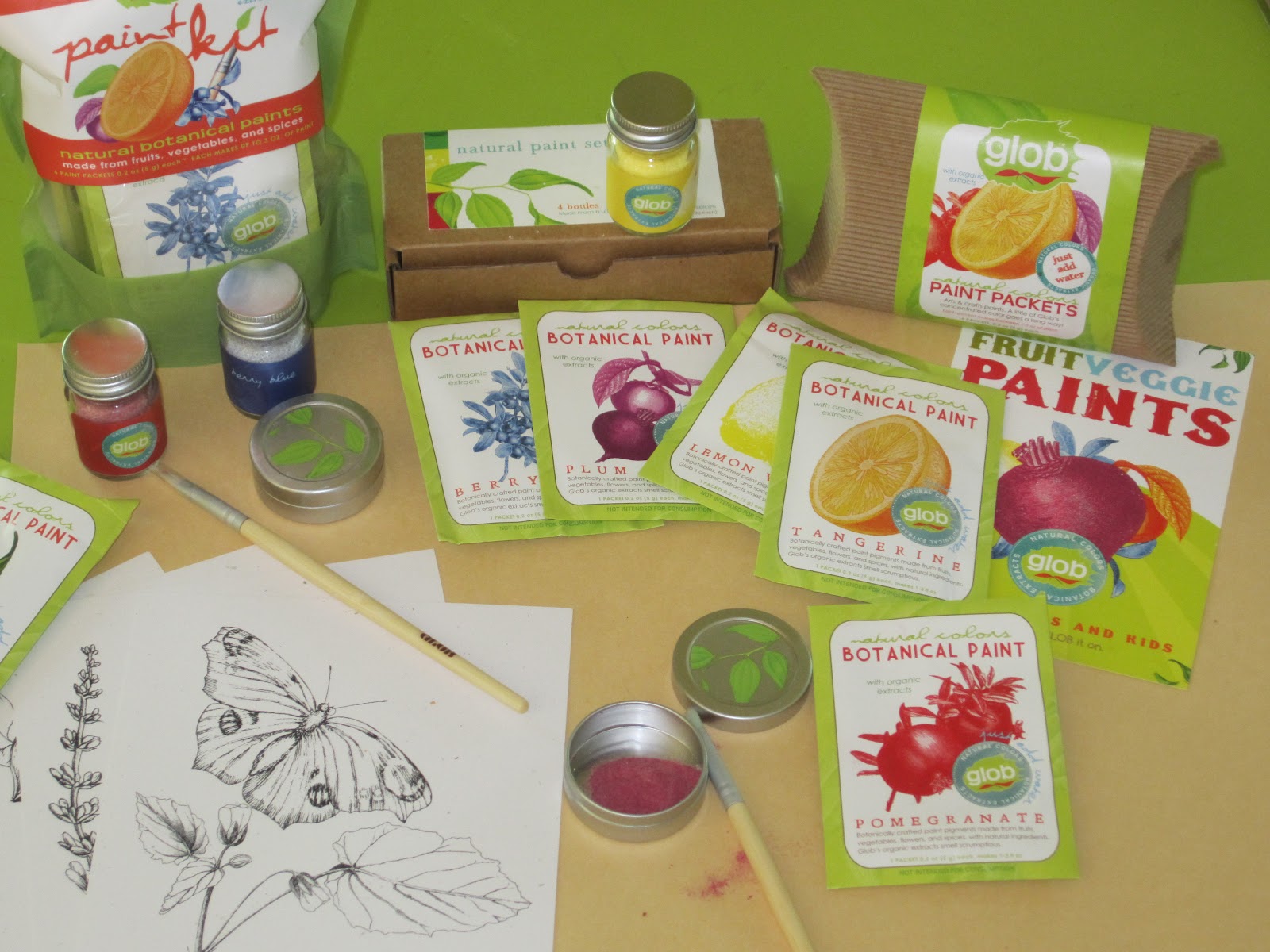 Glob Natural Paint for Kids Giveaway!