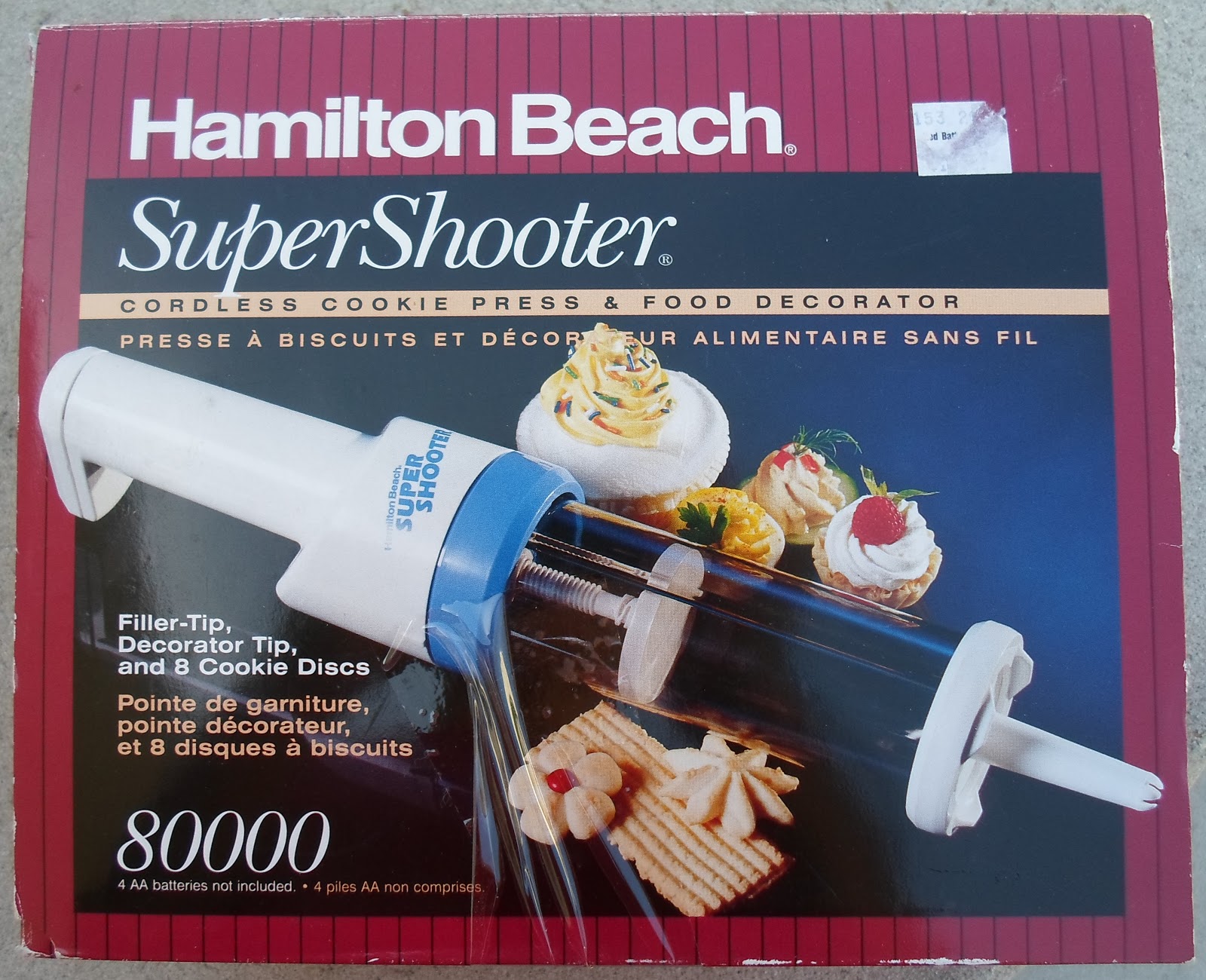 Hamilton Beach The Super Shooter Cordless Cookie Press & Decorator Complete