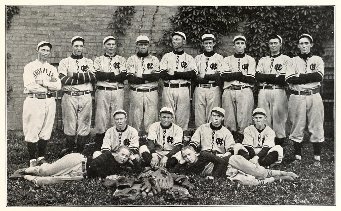 Old Knoxville Base Ball Maryville College Baseball Team 1913