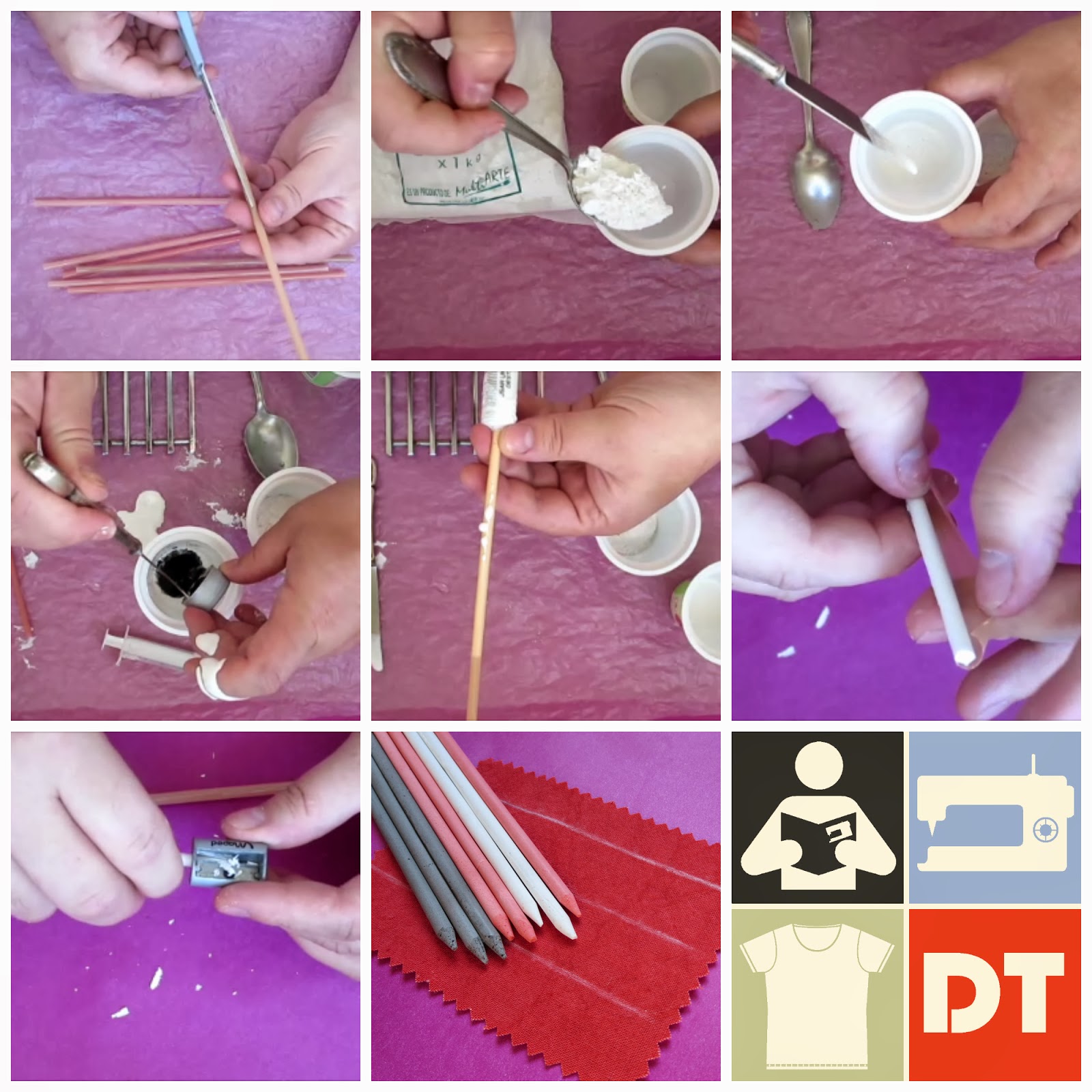 DIY: Tiza para marcar tela - Coser fácil