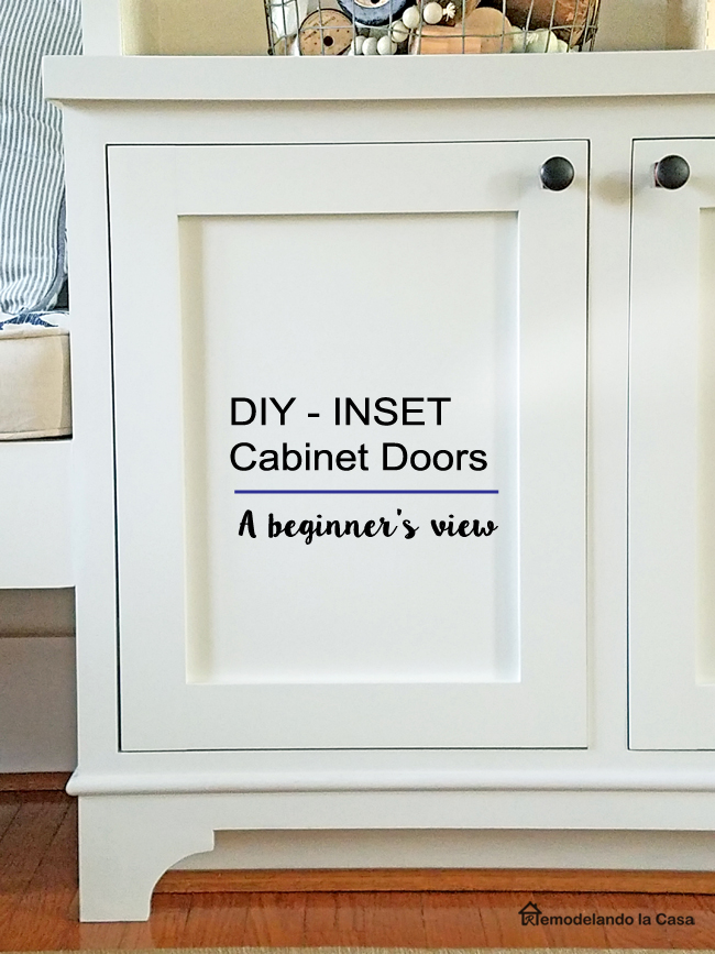 Diy Inset Cabinet Doors A Beginner S Way Remodelando