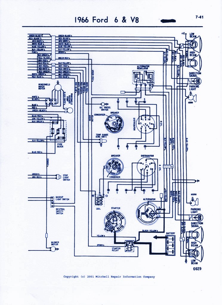 1966 Ford Thunderbird Wiring Diagram