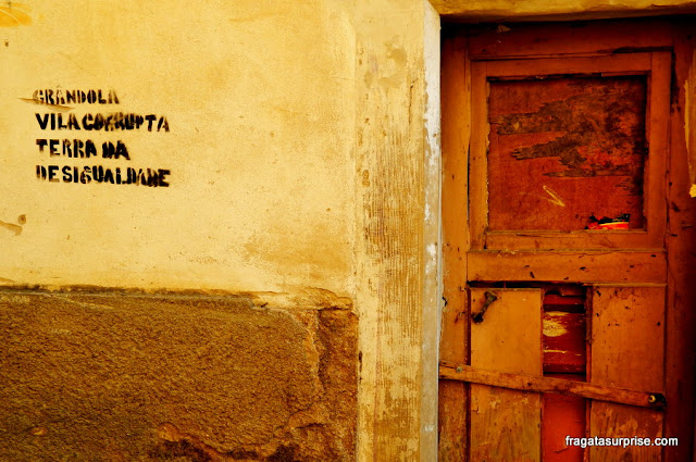 Crise europeia - grafite de protesto em Coimbra, Prortugal