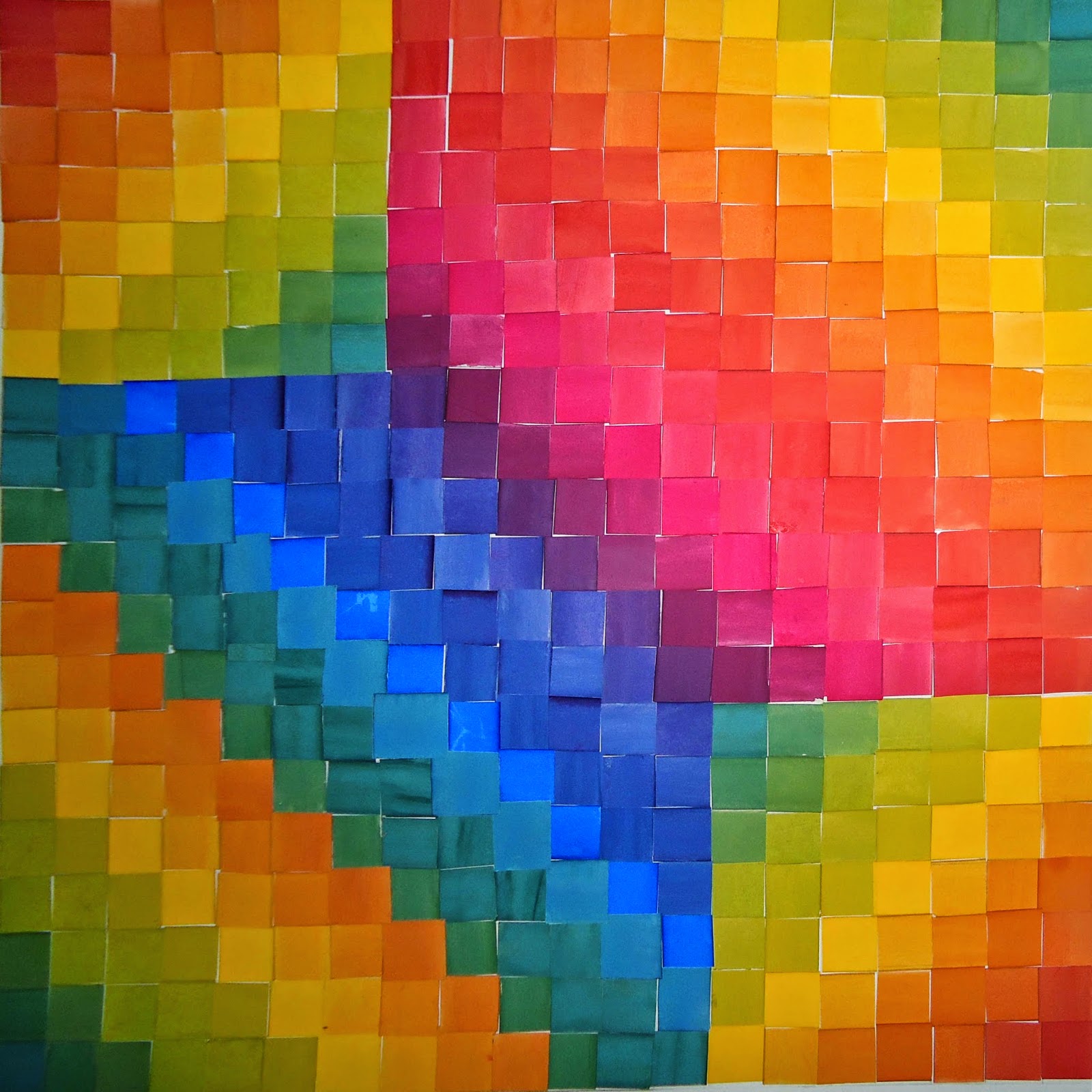 Gradasi Warna Nirmana Mosaic Berita Indonesia