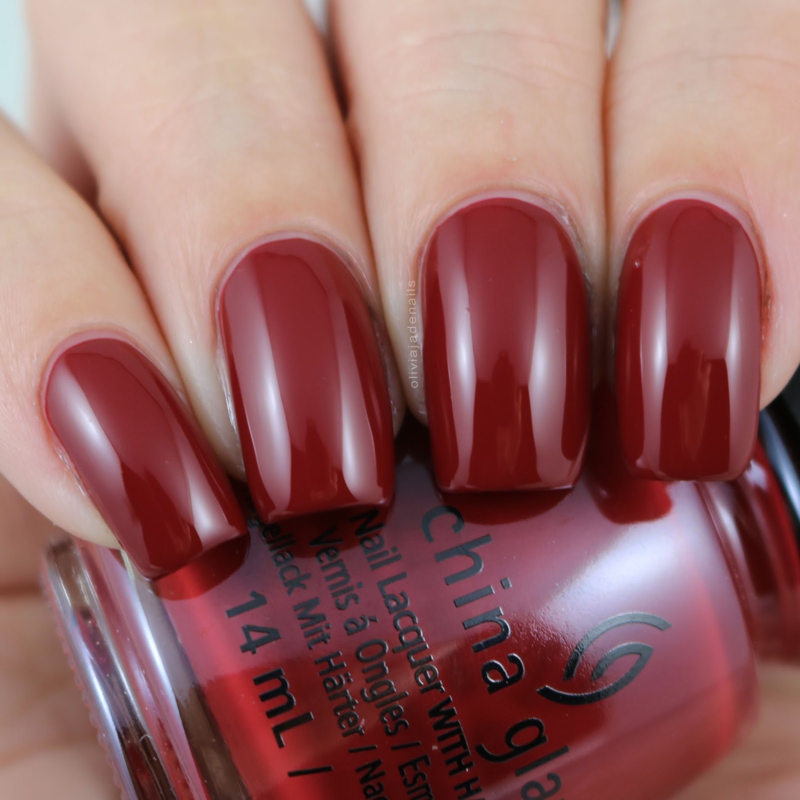 China Glaze Rock N Royale swatched by Olivia Jade Nails
