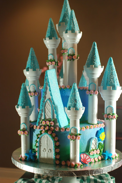 Ariel Castle Birthday Cake Ariel Castle Birthday Cake