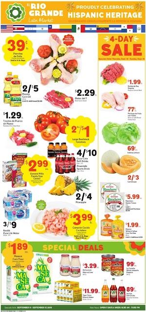El Rio Grande Weekly Sale September 18 - 24, 2019