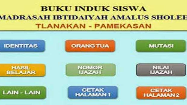 Aplikasi Buku Induk Format Excel Tanpa Protect Aplikasi Buku Induk Format Excel Tanpa Protect