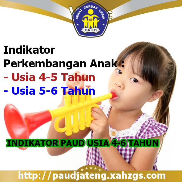 Indikator PAUD Untuk Anak Usia 4-6 Tahun Kurikulum 2013