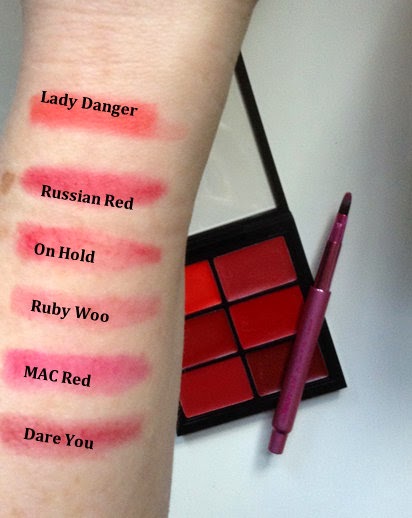 Random Beauty by Hollie: Mac Pro Lip Palette in Editorial Reds Review