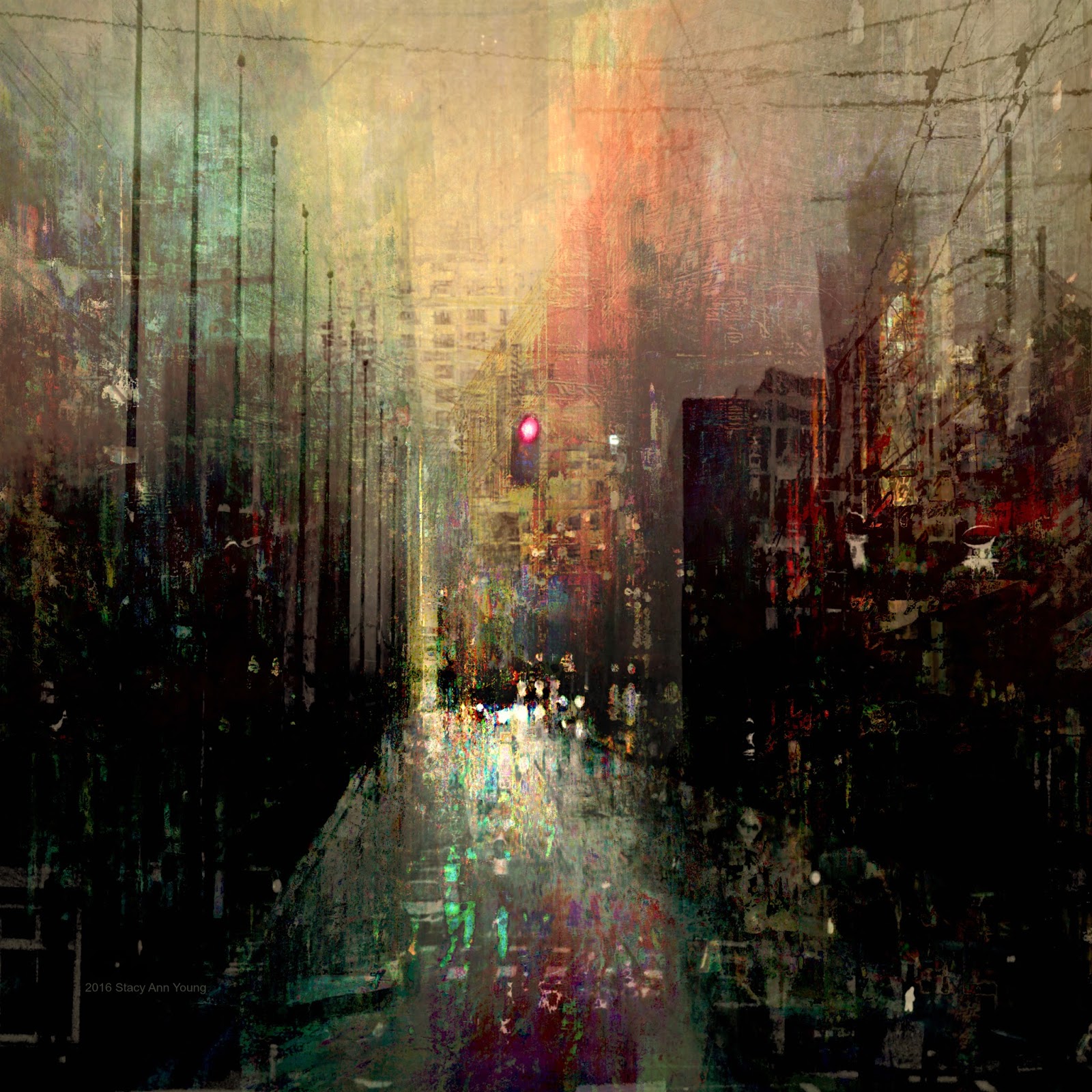 My Eclectic Thoughts 5 New Abstract Cityscape Art Prints based on