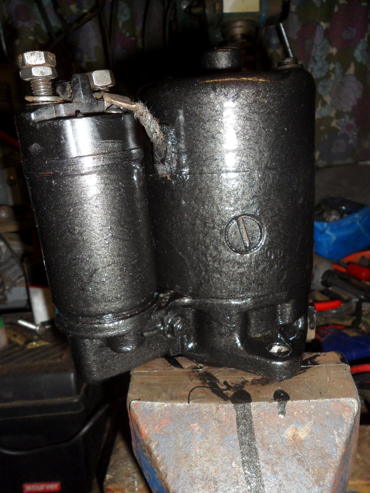 Martins SWB Rat restoration: Dismantleing a VW Starter motor