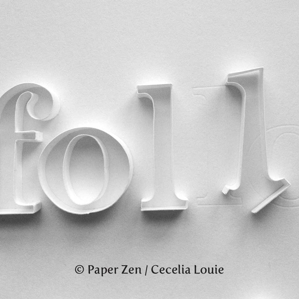 to Paper Zen Cecelia Louie Quilling Letters 102 Part 1