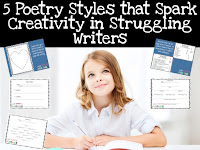 5 poetry styles to engage reading and writing. 