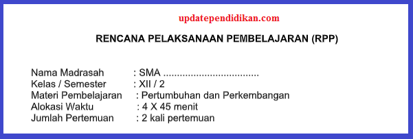 Rpp Biologi 1 Lembar Kelas 10 11 12 Semester 1 Dan 2 Revisi 2020 Info Pendidikan Terbaru