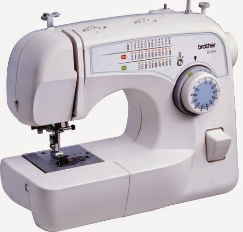 Brother XL-3750 Convertible Free-Arm Sewing Machine with Quilting Table, with 35 built-in stitches and 73 stitch functions, auto needle threader, auto buttonholes, drop-in bobbin, built-in thread cutter, twin needle for decorative stitches, 7 accessory presser feet