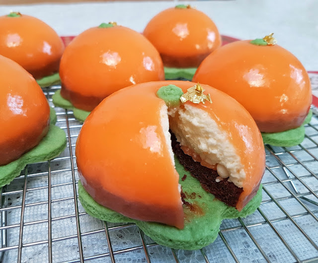 1,183 headbands women stock photos Orange Mousse Brownies on Pandan Shortbread – Recipe