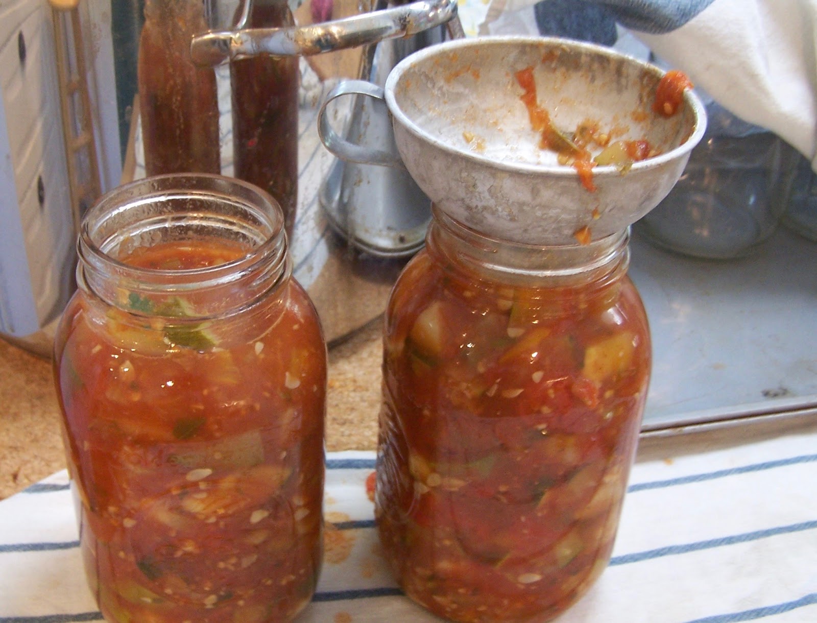 Somethings Old, New, Green, Redo! Canning Italian Zucchini in Stewed