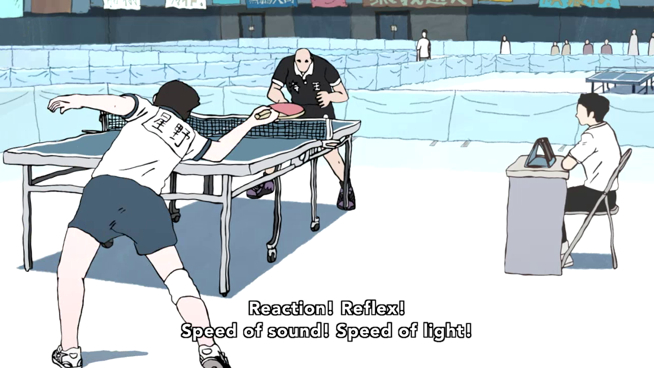 Ping Pong The Animation - Kazama is a monster 