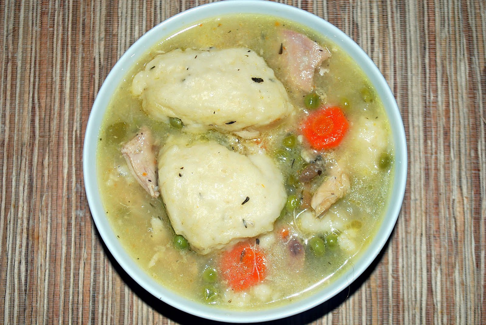 Lucy's Ladle Chicken Vegetable Stew and Dumplings