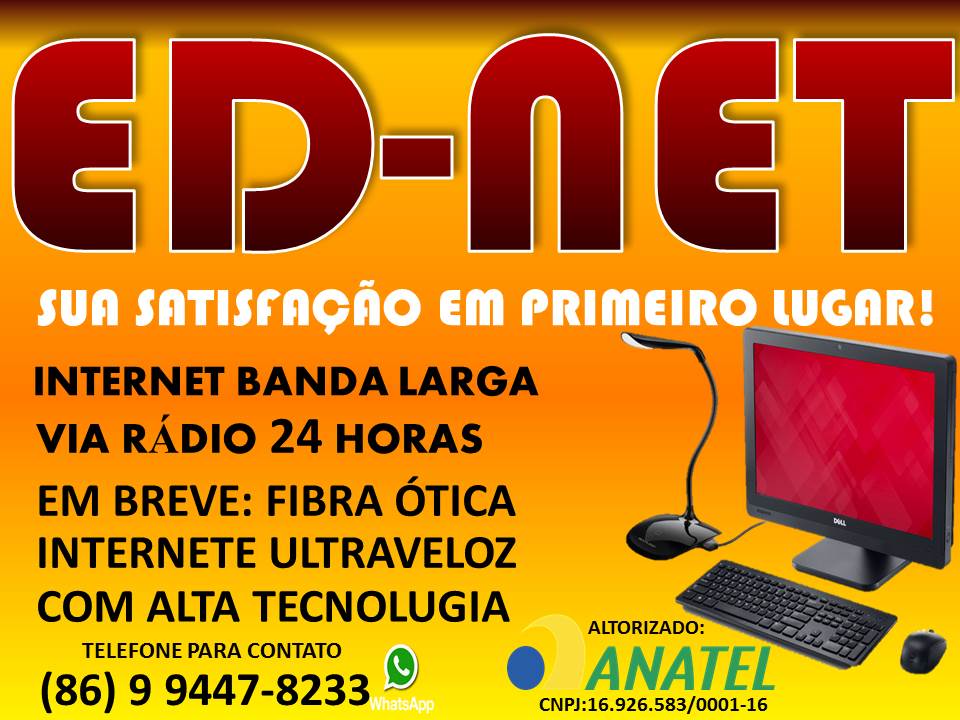 ED-NET INTERNET EM ALTA VELOCIDADE