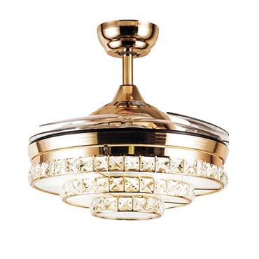 Top 3 mẫu đèn quạt trần phòng khách hiện đại có giá dưới 4 triệu đồng