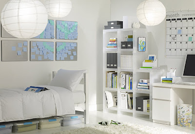 Clean Dorm Room Design Idea