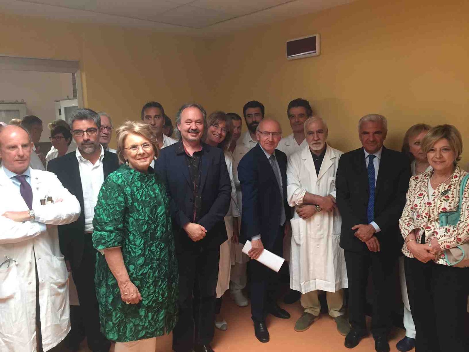 Il Sindaco di Alessandria in occasione dellinaugurazione del nuovo Blocco Operatorio dellAzienda Ospedaliera “SS Immagine