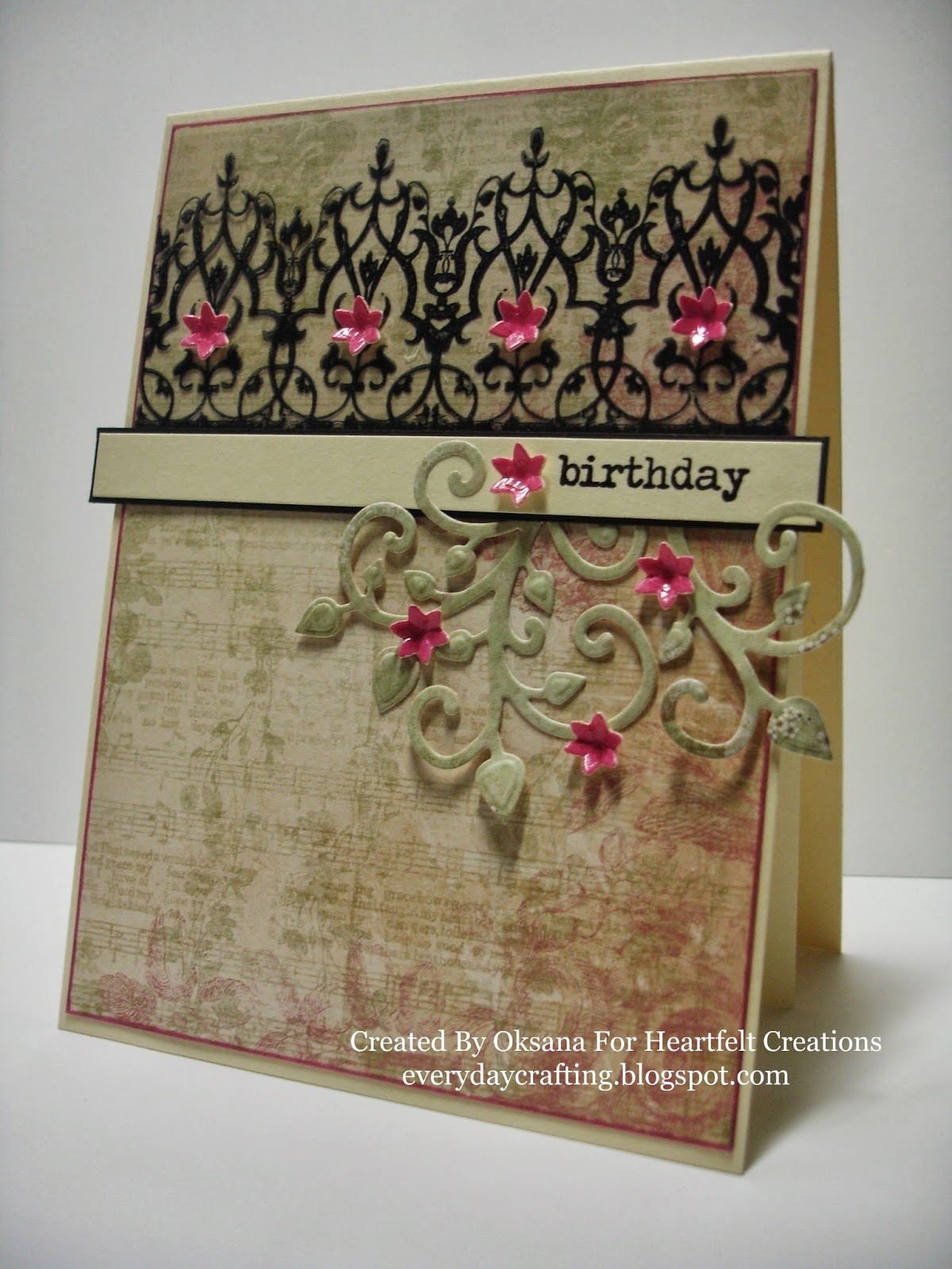 Everyday Crafting: Heartfelt Creations - Mini Fleur Birthday