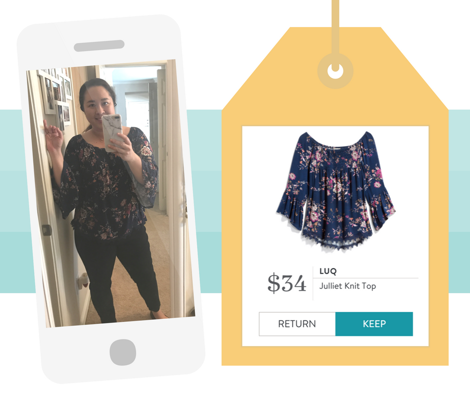 luq julliet crochet knit top