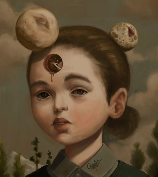 As surreais e macabras pinturas de Roby Dwi Antono Roby Dwi Antono pinturas ilustrações surreais bizarras fofas macabras