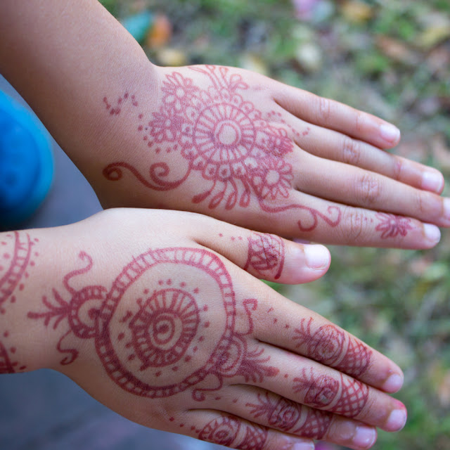How to do kid friendly henna with children- super fun Mehendi activity for the whole family